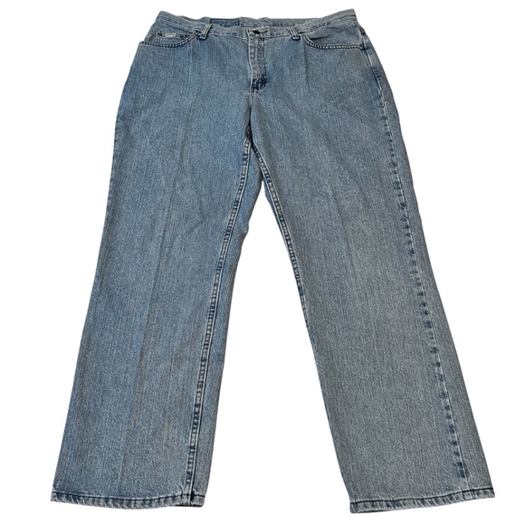 Riders by Lee Denim - Vintage Lee Riders Blue Jeans Women’s 18M Thick Denim USA Made